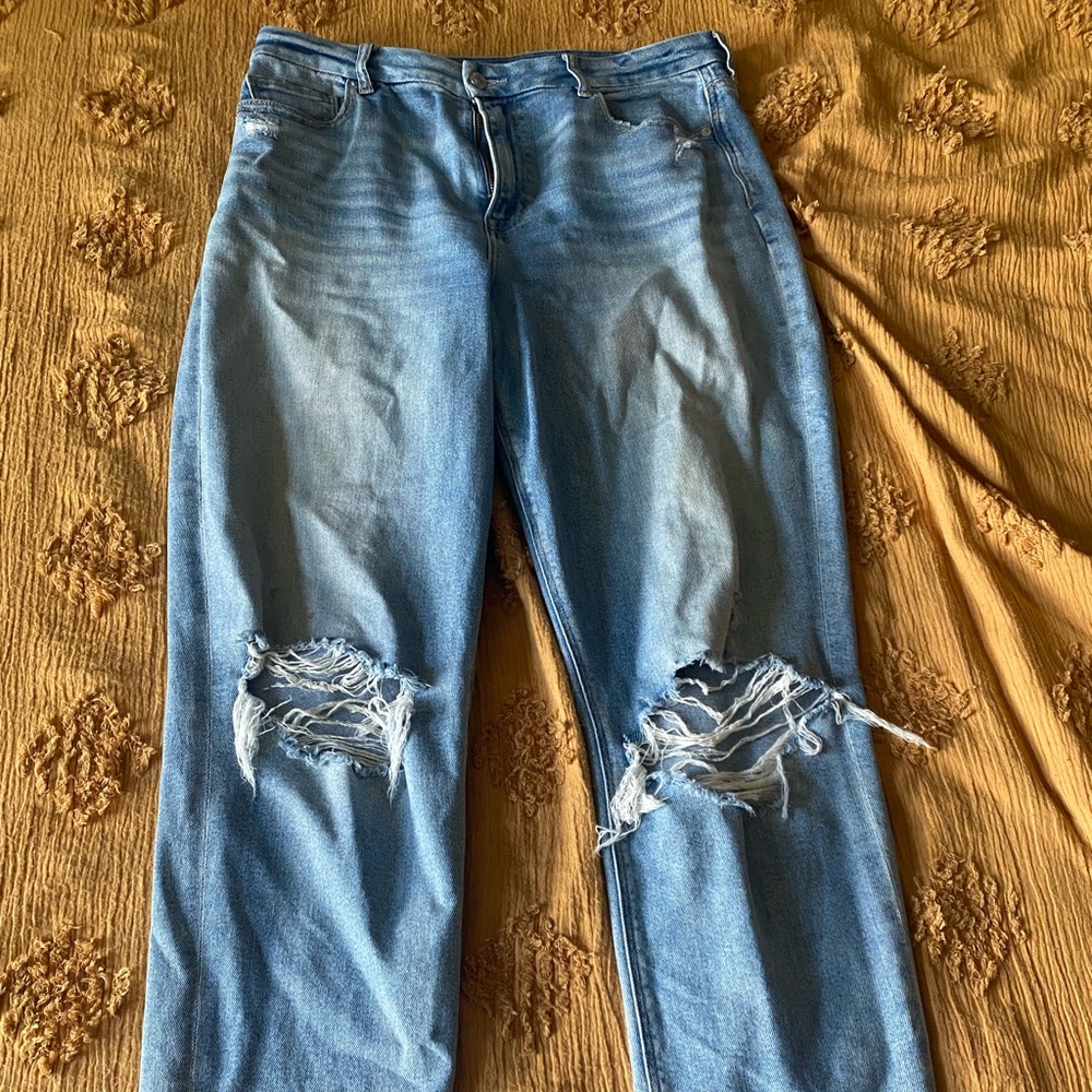 AE tall curvy mom jeans